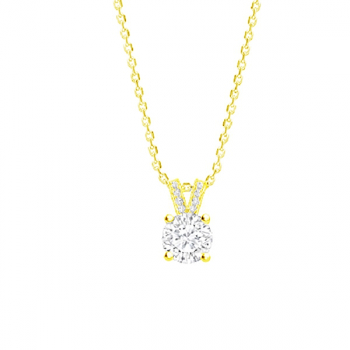 Colgante en Oro 18K con Diamantes "Gold Eiffel" - CR 16 OA